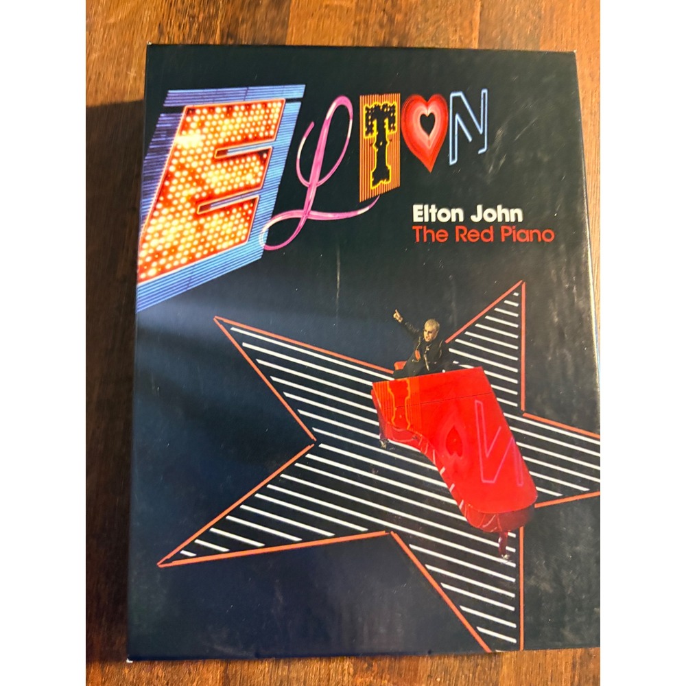 Elton John The Red Piano Deluxe 2 DVD 2 CD‎ Box Set Live Las Vegas 2008